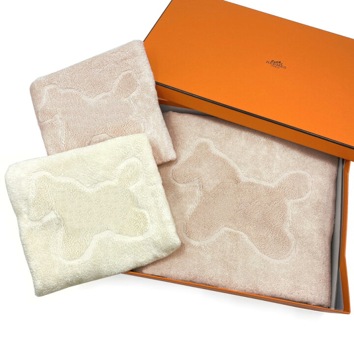 楽天市場】☆ラッピング無料☆ ギフト用 エルメス HERMES ダダ タオル 