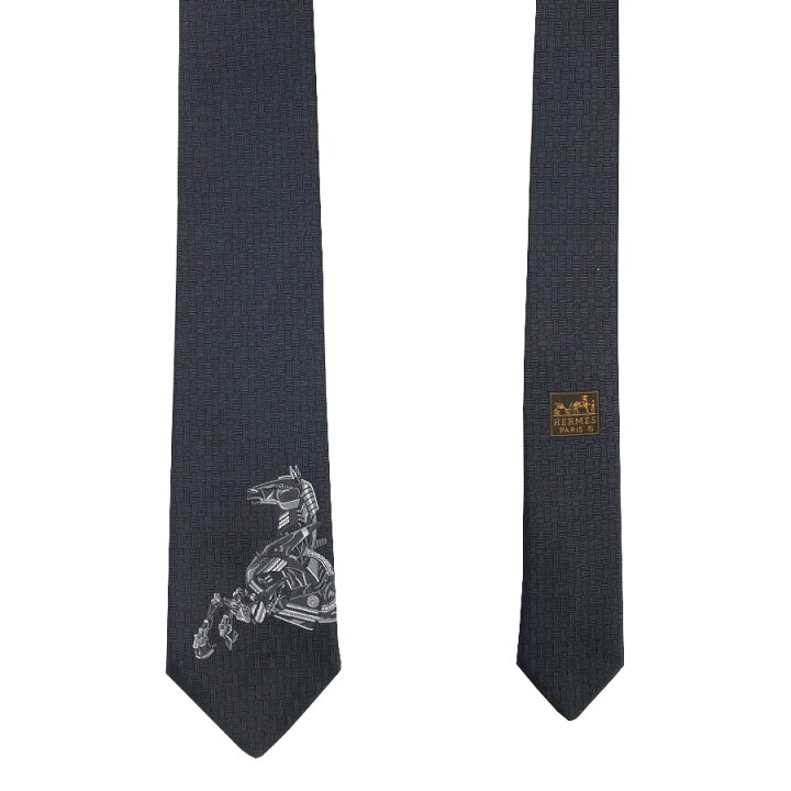 楽天市場】【新品】 エルメス HERMES ネクタイ シルクツイルタイ  