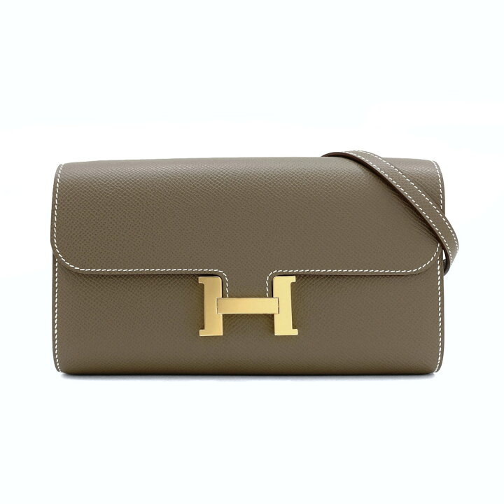 楽天市場】【新品】W刻印（2024年製造）エルメス HERMES 長財布 コン  