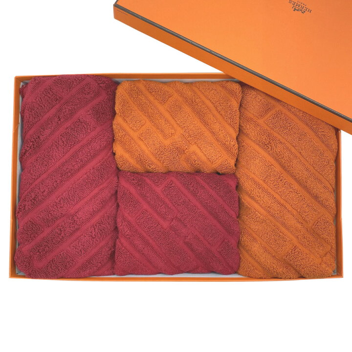 楽天市場】【ギフト用】エルメス HERMES ゲストタオル ハンドタオル 
