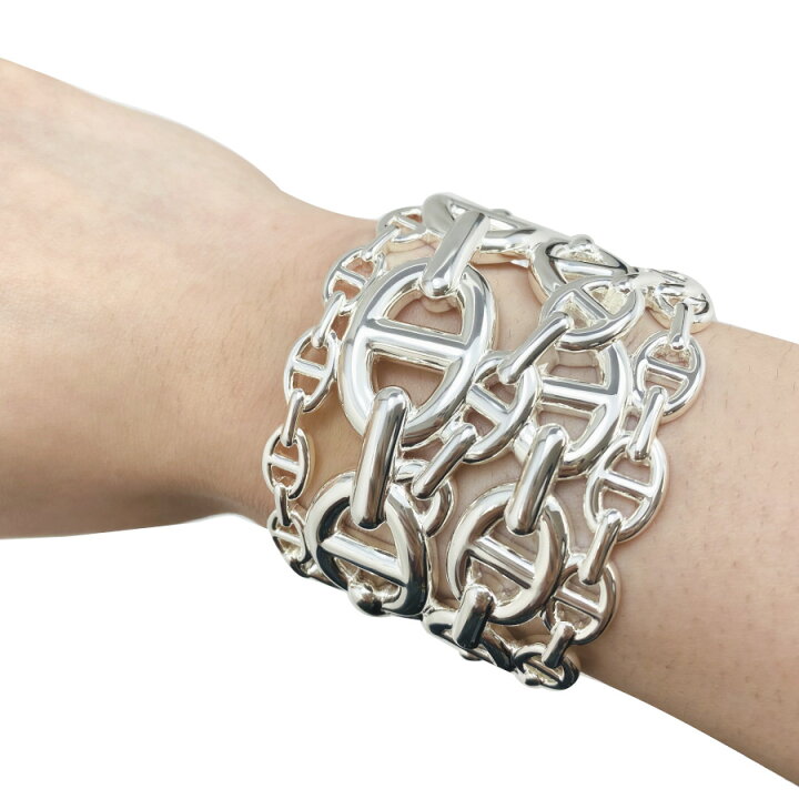 エルメスシェーヌダンクルアンシェネバングル - ブレスレット 