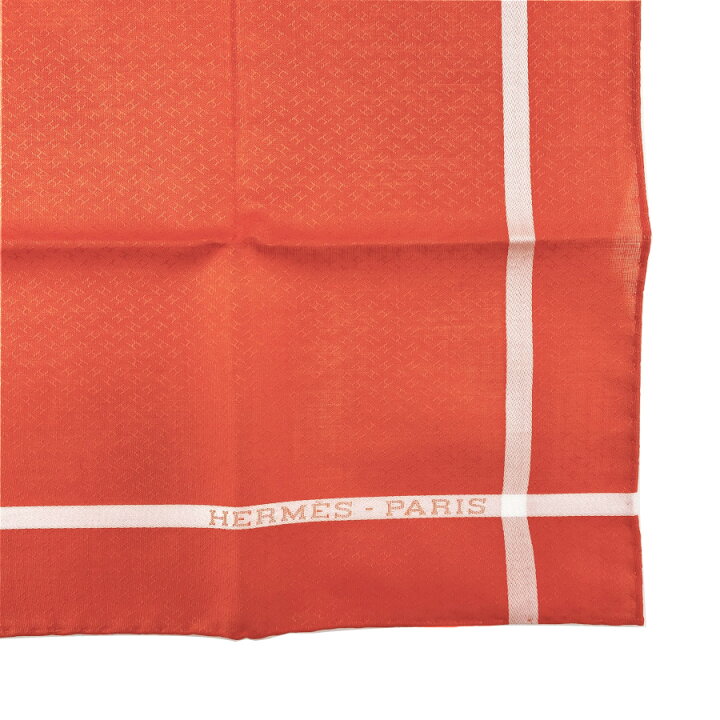 楽天市場】エルメス HERMES ハンカチーフ ハンカチ ジャカード H 