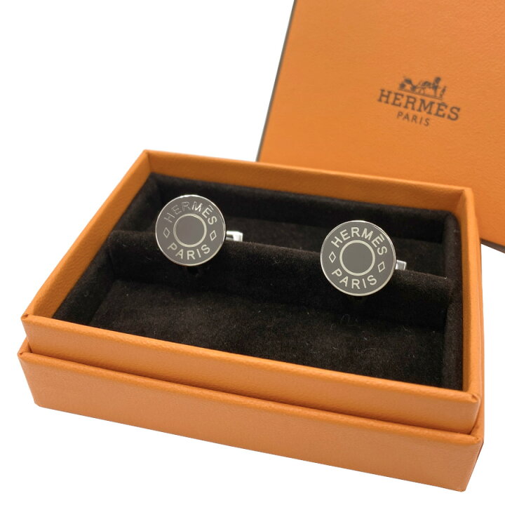 楽天市場】【新品】エルメス HERMES カフリンクス《 リコル 2 》エタン 