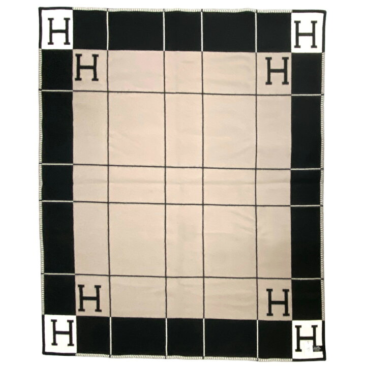 楽天市場】【新品】エルメス HERMES 大判 ブランケット おくるみ  