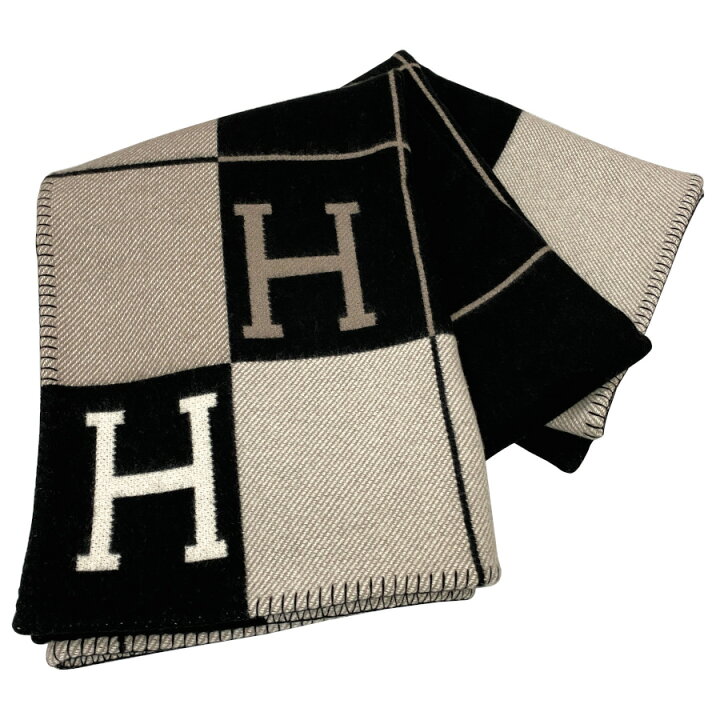 楽天市場】【新品】エルメス HERMES 大判 ブランケット おくるみ  