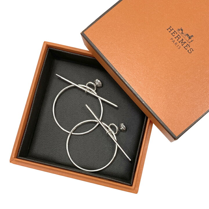 楽天市場】【新品】エルメス HERMES ピアス《 LOOP MM 》Loop earrings 