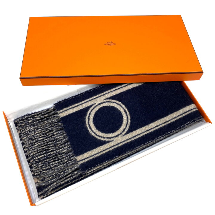 エルメス HERMES バンド ドゥ レポ マフラー 衣料品 カシミヤ ボルドー  
