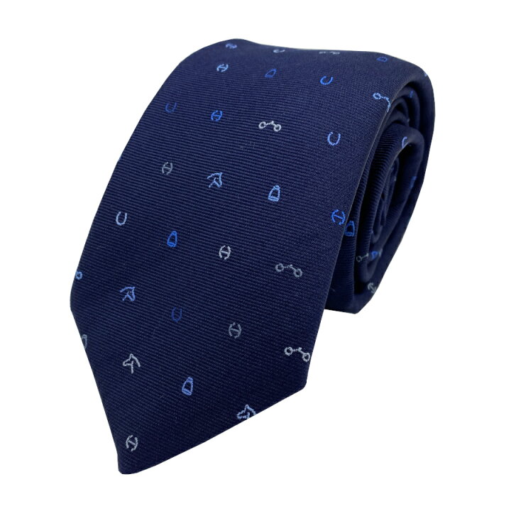 シルクタイ 7 cm 《パンスH》 - ブルー | Hermès - エルメス-公式サイト HERMES エルメス ネクタイ カバ シルク ネイビー フランス製 ブルー