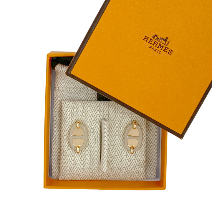 楽天市場】【新品】エルメス HERMES ピアス《 ミニ・マイヨン 》ピンク  