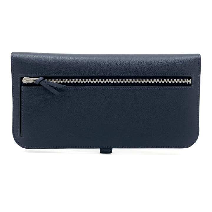 楽天市場】HERMES エルメス ドゴンロング エバーカーフ ブルー ニュイ 