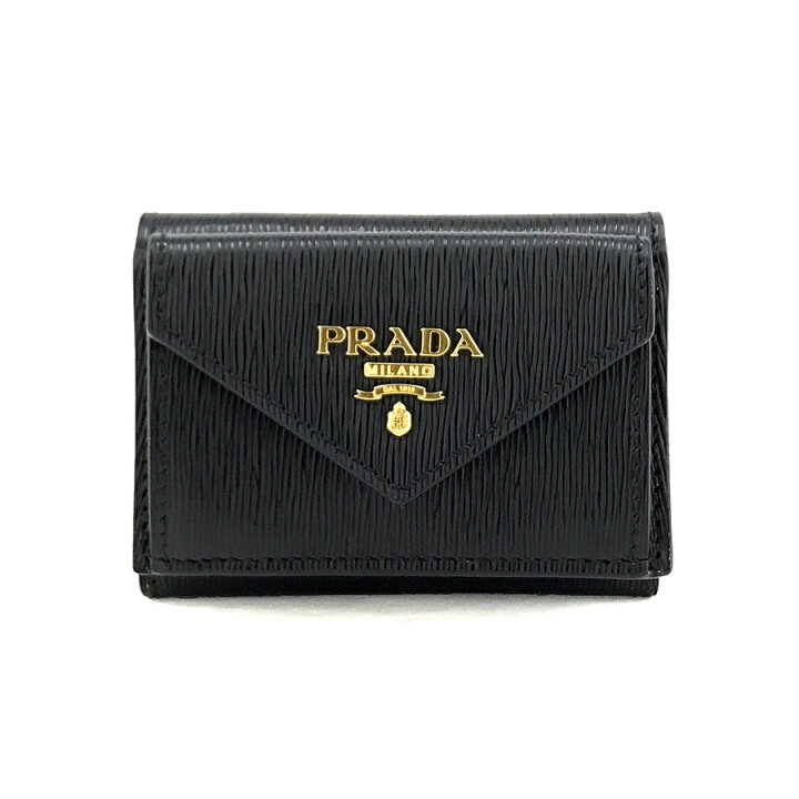 楽天市場】プラダ PRADA 財布 三つ折り ミニ財布 ヴィッテロ ムーヴ  