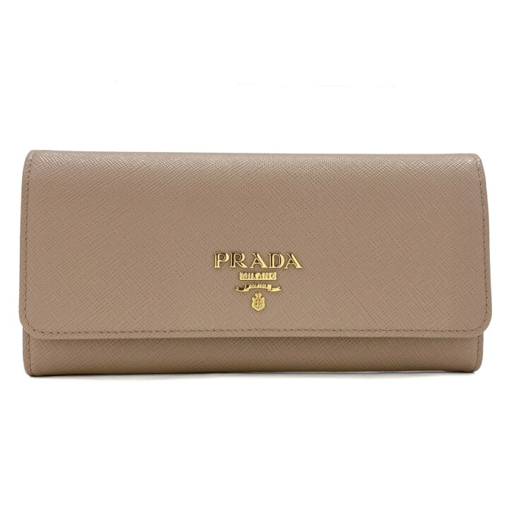 楽天市場】新品 プラダ PRADA 長財布 フラップ 《サフィアーノレザー 