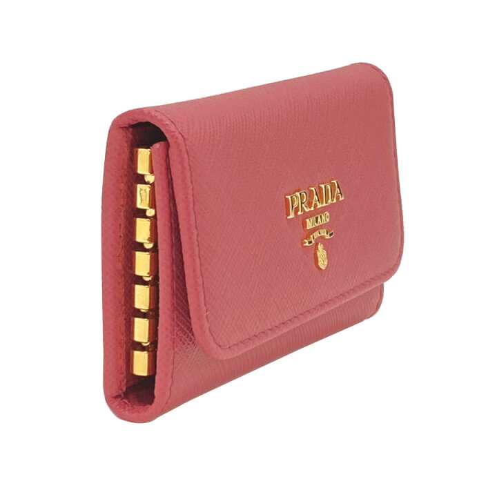楽天市場】プラダ PRADA キーケース キーホルダー 6連 サフィアーノ 
