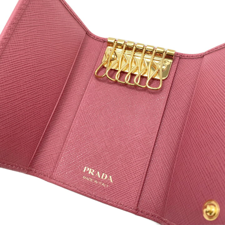 楽天市場】プラダ PRADA キーケース キーホルダー 6連 サフィアーノ 