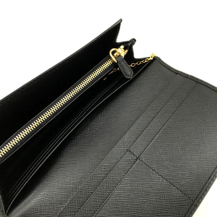 楽天市場】プラダ PRADA 長財布 フラップ サフィアーノ トライアングル 