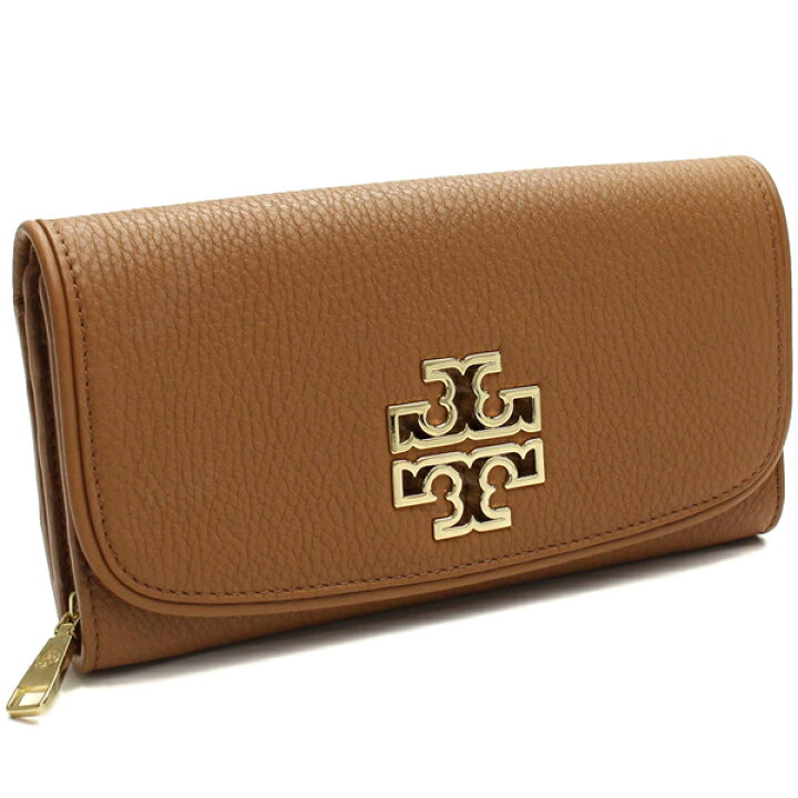 楽天市場】トリーバーチ 長財布 TORY BURCH 二つ折り レザー ブラウン 