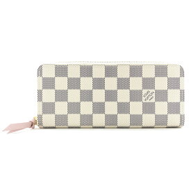 ルイヴィトン 長財布 LOUIS VUITTON ラウンドファスナー ポルトフォイユ クレマンス ダミエ アズール ローズ バレリーヌ N61264【ルイ・ヴィトン ヴィトン BOX 保存袋 紙袋付 新品】