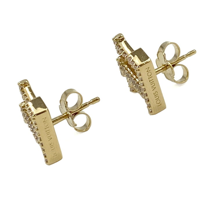 楽天市場】ルイヴィトン LOUIS VUITTON ピアス ブックル ドレイユ LV  