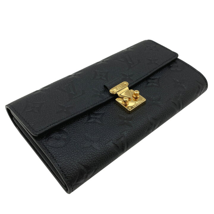 ルイヴィトン ポルトフォイユ メティス ノワール アンプラント 長財布  