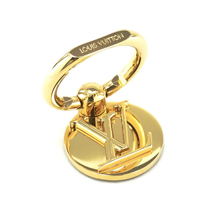 [Used] LOUIS VUITTON Phone Ring Louise Smartphone Ring Plated Gold M64290