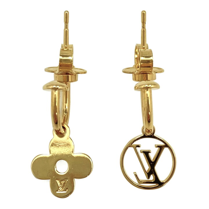 楽天市場】ルイヴィトン LOUIS VUITTON ピアス ブックル ドレイユ 