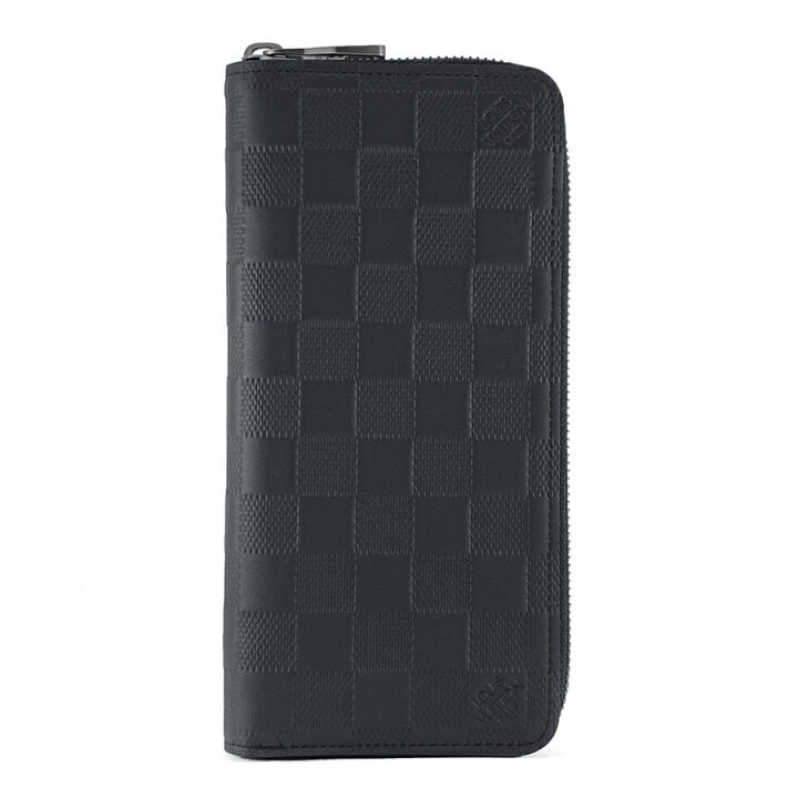 ルイヴィトン ダミエ アンフィニ ヴェルティカル ラウンドファスナー長財布 