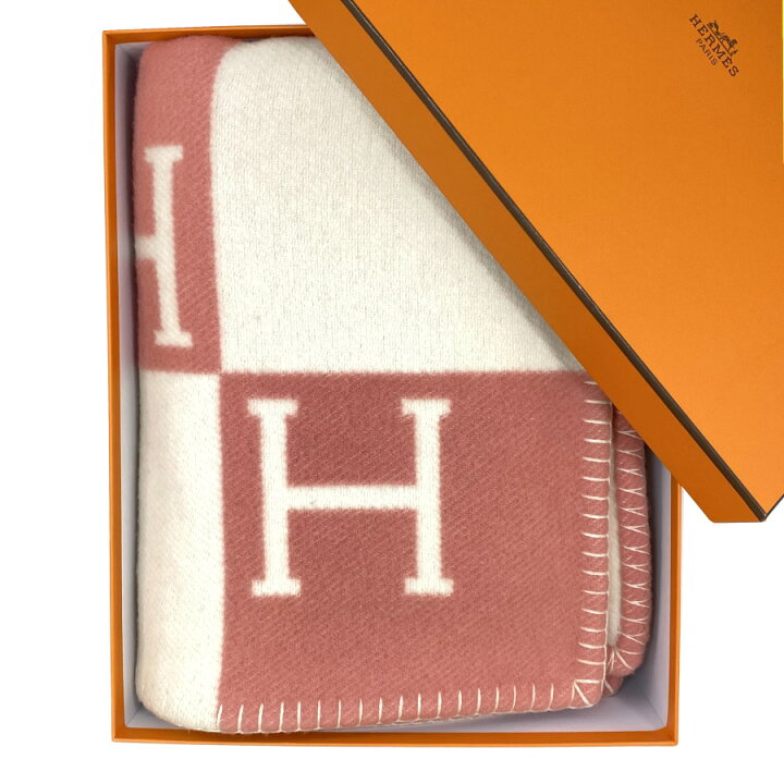 楽天市場】新品 エルメス HERMES 大判 ブランケット おくるみ ベビー  