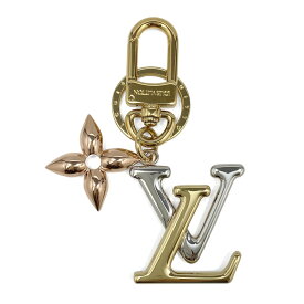 ルイヴィトン LOUIS VUITTON キーホルダー ポルト クレ・LV ニュー ウェーブ キーリング バックチャーム アクセサリー モノグラム LVイニシャル ゴールド M68449 新品