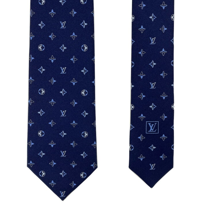 ✨未使用✨ルイヴィトン マイクロダミエ LVロゴ 薄手のタイプ ブルー  