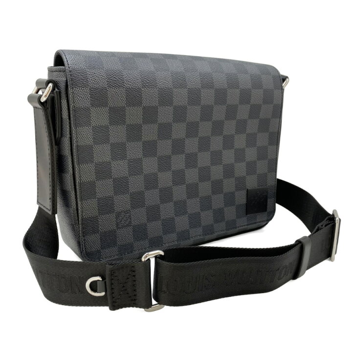LOUIS VUITTON ディストリクトPM ダミエ ショルダーバッグ 黒