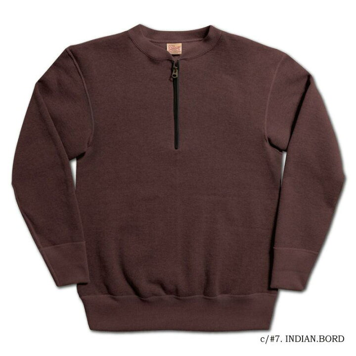 楽天市場】S105-00-BOR-7inch HALF-ZIP PLAIN-S10500-DELUXEWARE 