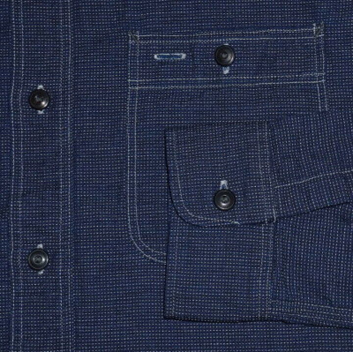 楽天市場】7620-ピンインディゴ-40S ピンストライプ-DELUXEWARE  