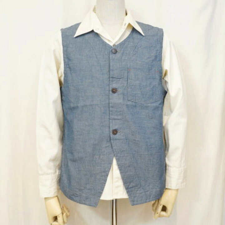 楽天市場】BERVAL-インディゴ-ベスト-30s VEST for KNIT-DELUXEWARE 