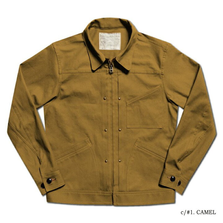 楽天市場】81B CAM 30s DENIM ZIP JACKET DELUXEWARE デラックスウエア 