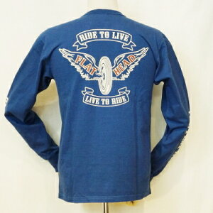 TLS-127W-�u���[-RIDE TO LIVE-TLS127W-FLATHEAD-�t���b�g�w�b�h����T�E�t���b�g�w�b�h����T�V���c�y���������z�ysmtb-tk�z�y�y�M�t_��z