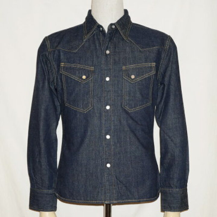 楽天市場】7001W-40sデニムウエスタン長袖-FLATHEAD-フラットヘッド  