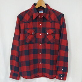 FN-SNW-101L-RDxLBK-ブロックチェックネルウエスタンシャツ101L-FNSNW101L-FLATHEAD-フラットヘッドシャツ-BLOCK CHECK NEL SHIRT-ワークシャツ【送料無料】【smtb-tk】【楽ギフ_包装】