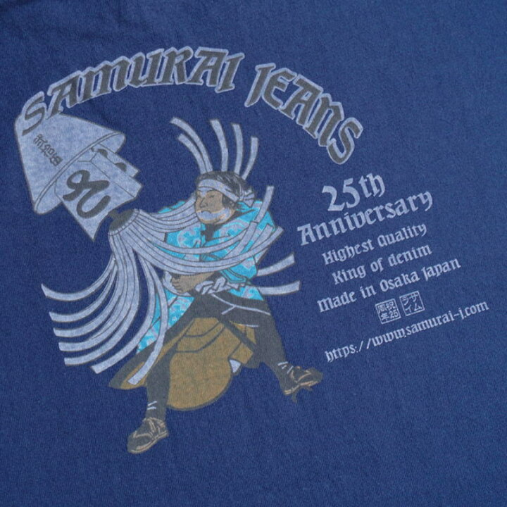 楽天市場】SJST25TH-03 サムライジーンズ半袖Tシャツ25周年03 