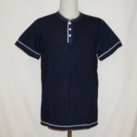 SJIT-101M-インディゴ-サムライジーンズインディゴヘンリーネックTシャツ101M-SJIT101M-SAMURAIJEANS-サムライジーンズヘンリーネックTシャツ【送料無料】【smtb-tk】【楽ギフ_包装】