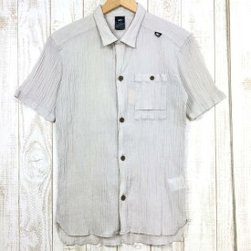 【中古】 【MEN's XS】 ミレー ワシ プラス シャツ ショート スリーブ WASHI+ SHIRT SS MILLET MIV01858 ベージュ系