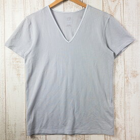 【Men's S グレー系】 Millet ( ミレー ) ドライナミック スルー V ショートスリーブ DRYNAMIC THROUGH V SS ポリエステル ウェア トップス インナー シャツ ショートスリーブTシャツ クルーネック 化繊 z00051055