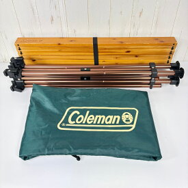【OneSize ブラウン系】 Coleman ( コールマン ) ナチュラルウッドロールテーブル クラシック/65 Natural Wood Roll Table Classic/65 2000026803 z00056797 テーブル キャンピングファニチャー