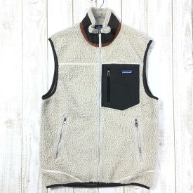 【中古】 【MEN's S】 パタゴニア クラシック レトロX ベスト Classic Retro-X Vest フリース PATAGONIA 23047 NDK Natural / Dark Brown アイボリー系