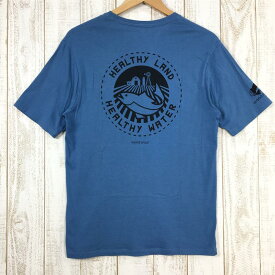 【中古】 【MEN's XS】 パタゴニア セーフガード ステンシル ワールド トラウト オーガニック Tシャツ Safeguard Stencil World Trout Organic T-Shirt PATAGONIA 38534 PGBE ブルー