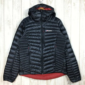 【中古】 【MEN's L】 バーグハウス エクストレム マイクロ ダウン ジャケット Extrem Micro Down Jacket Nikwax撥水 700FP ホワイトグースダウン フーディ パーカー BERGHAUS 21914 ブラック系