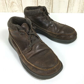 【中古】 【MEN's 26.5cm】 パタゴニア マウイ チャッカ モカシン Maui Chukka Moccasin レザー ミッドカット スニーカー 生産終了モデル 入手困難 PATAGONIA T51753 Espresso ブラウン系