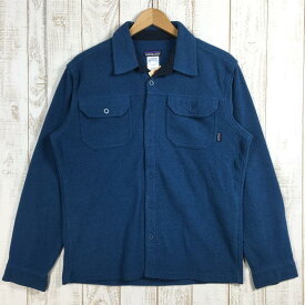【中古】 【MEN's S】 パタゴニア 2009 ロングスリーブ ピケ フリース シャツ Long-Sleeved Pique Fleece Shirt 生産終了モデル 入手困難 PATAGONIA 25760 ORB ブルー系