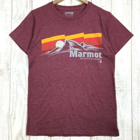 【中古】 【MEN's S】 マーモット サンセッター ハーフスリーブ Tシャツ Sunsetter H/S T-Shirt 速乾 MARMOT TOMLGA4331 レッド系