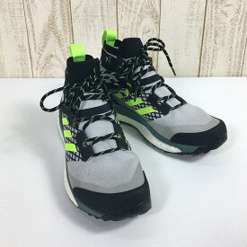 【中古】 【MEN's 26.0cm】 アディダス テレックス フリーハイカー Terrex Free Hiker トレッキングシューズ ADIDAS FW8685 Grey/Core Black/Signal Green グレー系