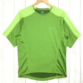 【中古】 【MEN's S】 パタゴニア ランシェード Tシャツ RUNSHADE T-SHIRT PATAGONIA 24356 JND グリーン系